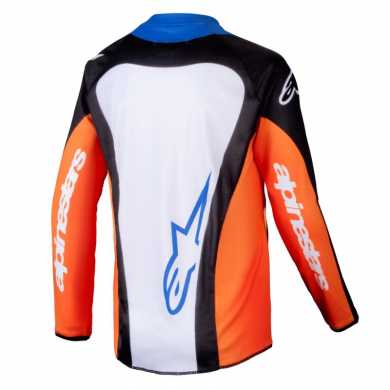 Jersey Youth Racer Melt Orange Blue White