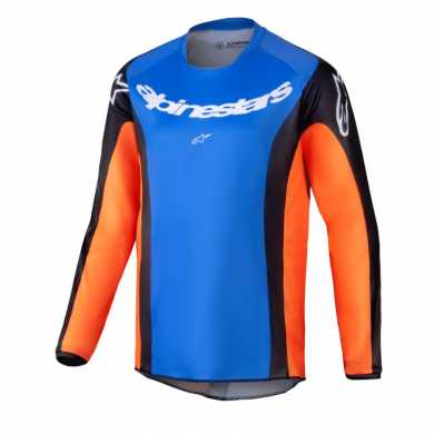 Jersey Youth Racer Melt Orange Blue White