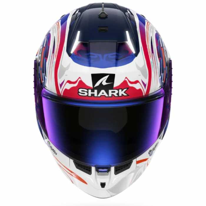 Casco Skwal I3 Replica Zarco Gp Bianco Viola