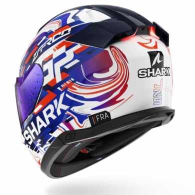 Helmet Skwal I3 Replica Zarco Gp White Violet