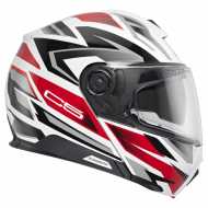 Casco C5 Zenith Bianco Rosso