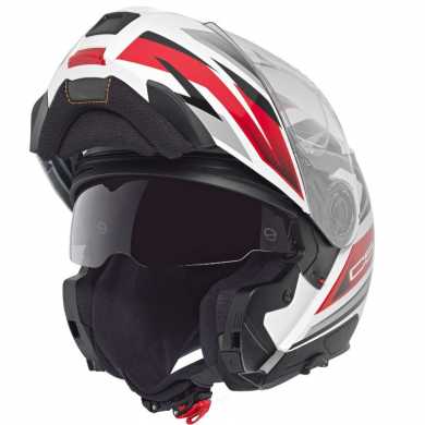 Helmet C5 Zenith White Red