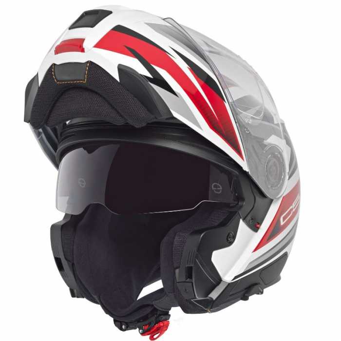 Helmet C5 Zenith White Red