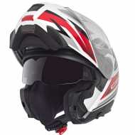 Casco C5 Zenith Bianco Rosso