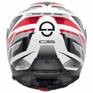 Casco C5 Zenith Bianco Rosso