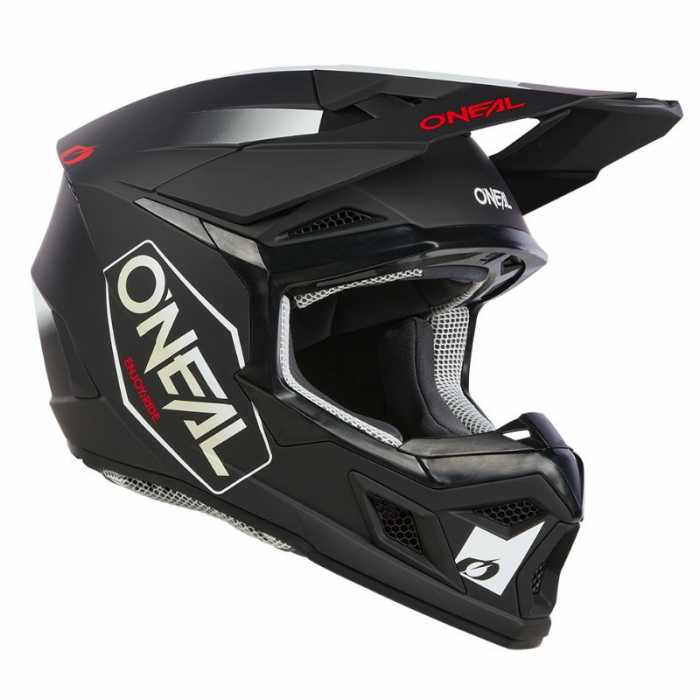 Helmet 3Srs Hexx V24 Matt Black Red