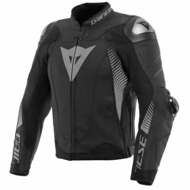 Jacket Super Speed 4 Leather Black Grey