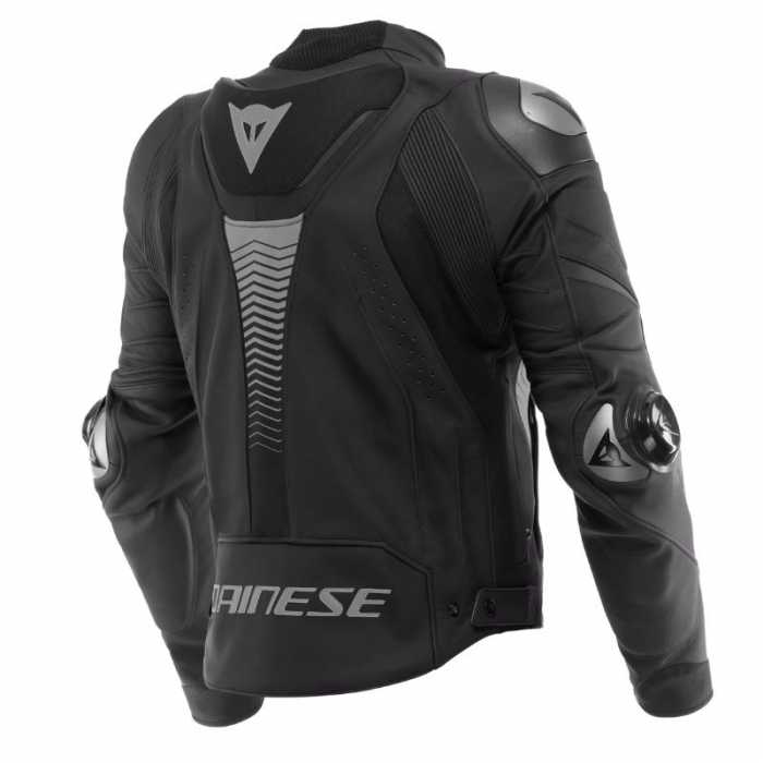 Jacket Super Speed 4 Leather Black Grey