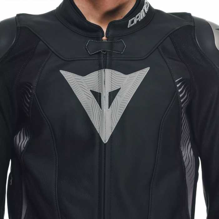 Jacket Super Speed 4 Leather Black Grey