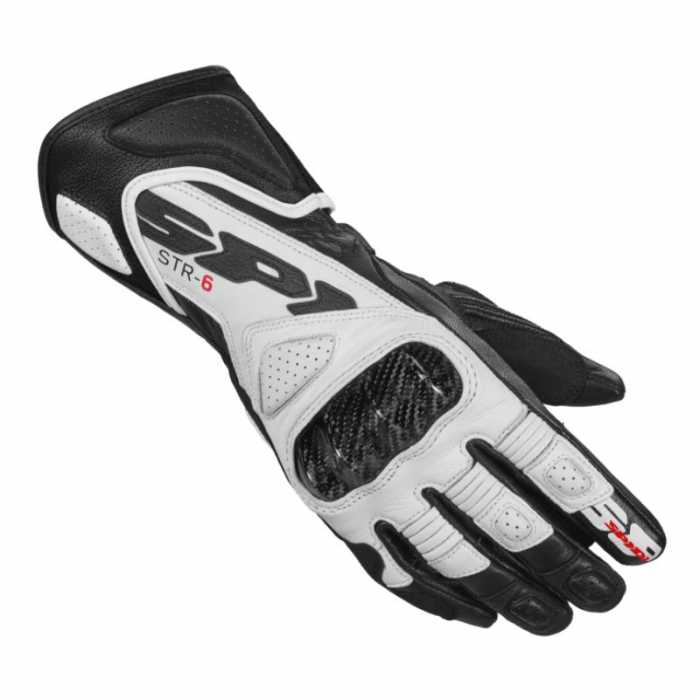 Glove STR-6 Lady Leather White Black