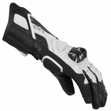 Glove STR-6 Lady Leather White Black