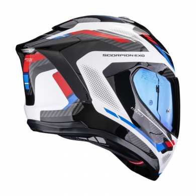 Casco Exo-1500 Air Sleek Nero Bianco Blu Rosso