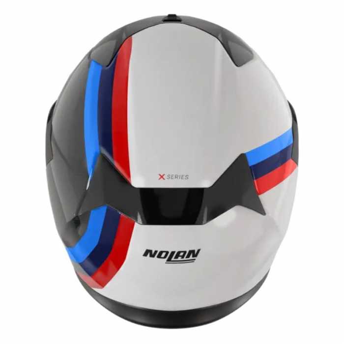 Casco X-904 Ultra Carbon Gemini Grigio Blu Rosso