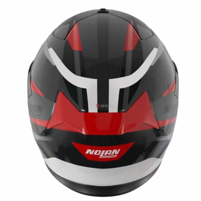 Casco X-904 Ultra Carbon Calibro Grigio Rosso