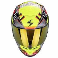 Casco Scorpion Exo R1 Evo II Air Aron Giallo Blu