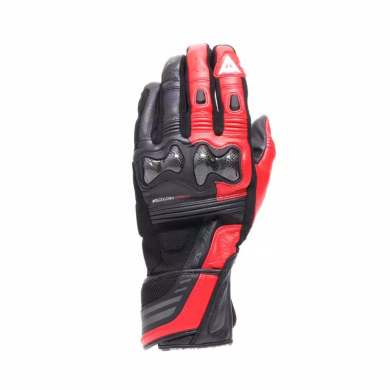 Glove Reacto Carbon Long Black Red