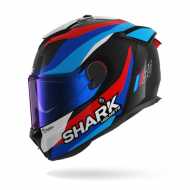Casco Spartan GT Pro Carbon Guintoli Bianco Rosso Blu