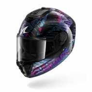Casco Spartan GT Pro Carbon Guintoli Bianco Rosso Blu