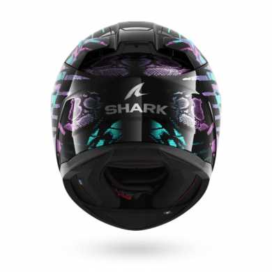 Helmet D-Skwal 3 Reptaia Matt Black Purple Teal