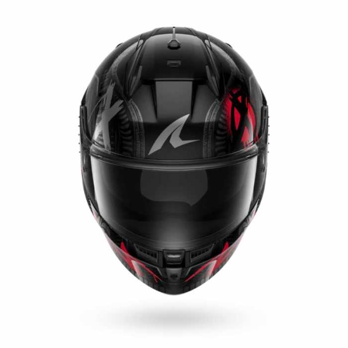 Casco D-Skwal 3 Shiever Nero Antracite Rosso