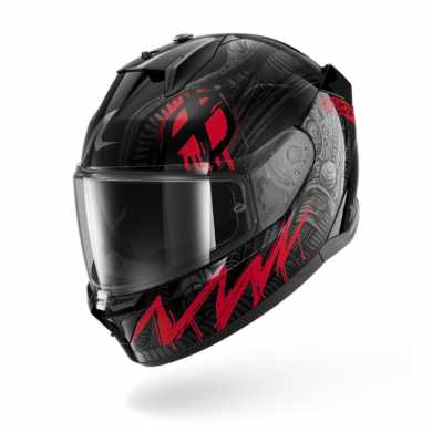 Helmet D-Skwal 3 Shiever Black Anthracite Red