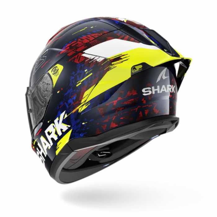 Helmet Skwal Cup Speed-Vib Blue Yellow Red