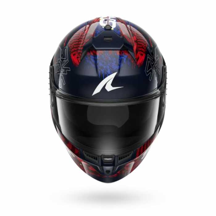 Helmet Skwal Cup Speed-Vib Blue Yellow Red