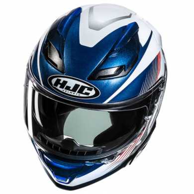 Casco F71 Catos MC21 Bianco Blu Rosso