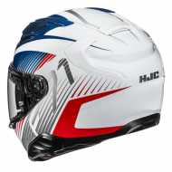 Casco F71 Catos MC21 Bianco Blu Rosso
