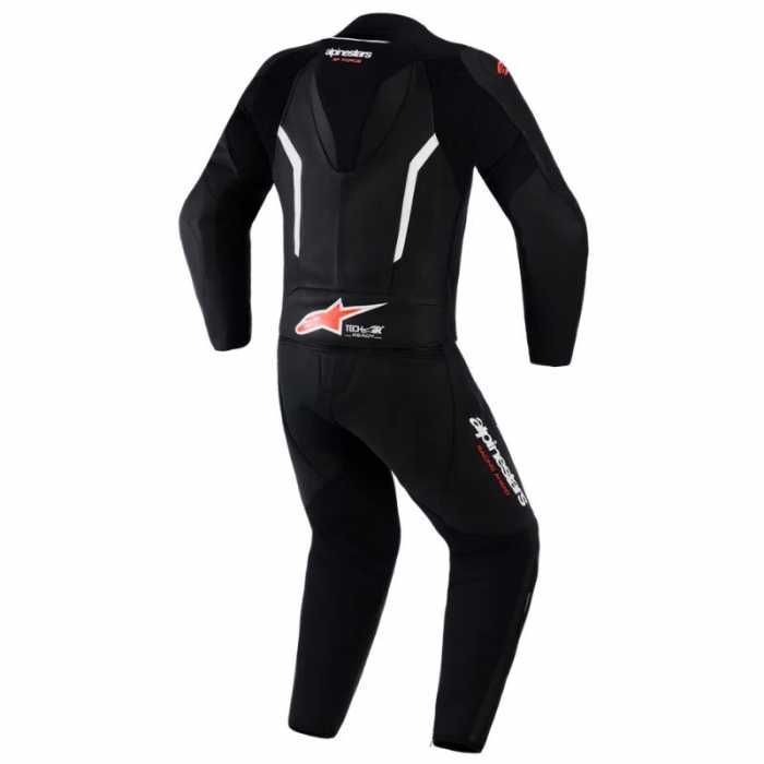 Leather Suit GP Force V2 2PC Black White Red