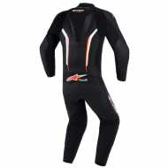 Leather Suit GP Force V2 1pc Black White Red