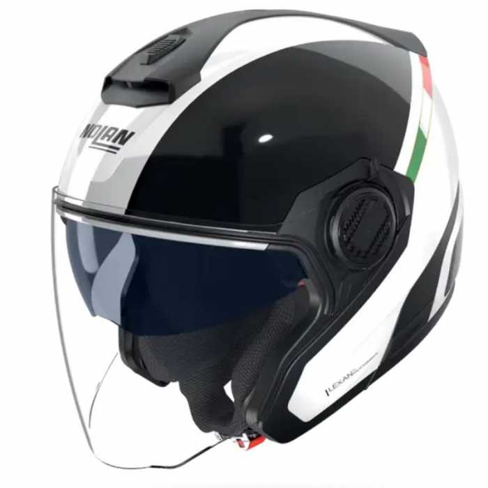 Casco N40-5 06 Integro Nero Bianco Italia