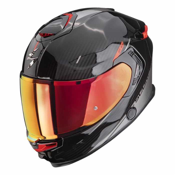 Helmet Exo-GT SP Air  Asphalt Black Silver Red