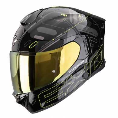 Casco Exo 530 Air Fond Nero Giallo