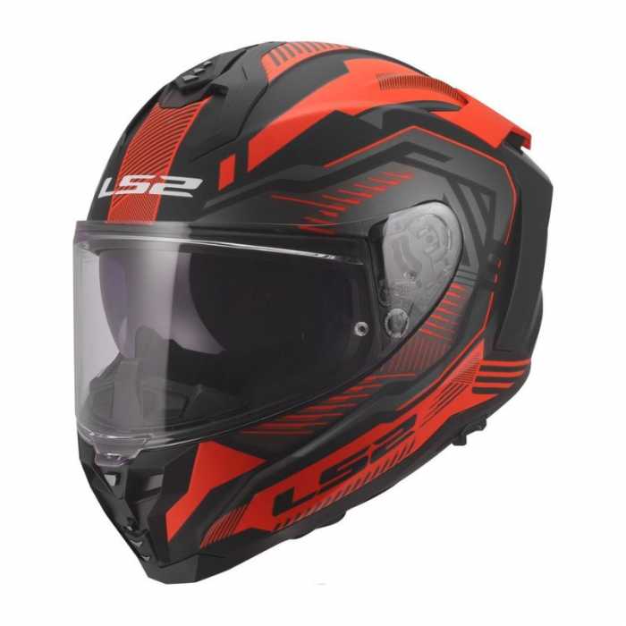 Helmet FF817 Challenger II Black Fluo Red Matt