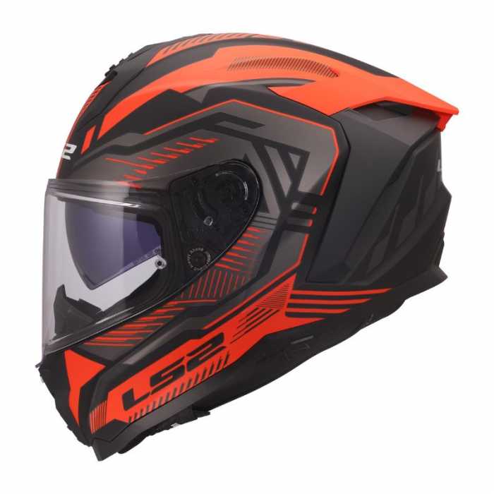 Casco FF817 Challenger II Dravix Nero Rosso Opaco