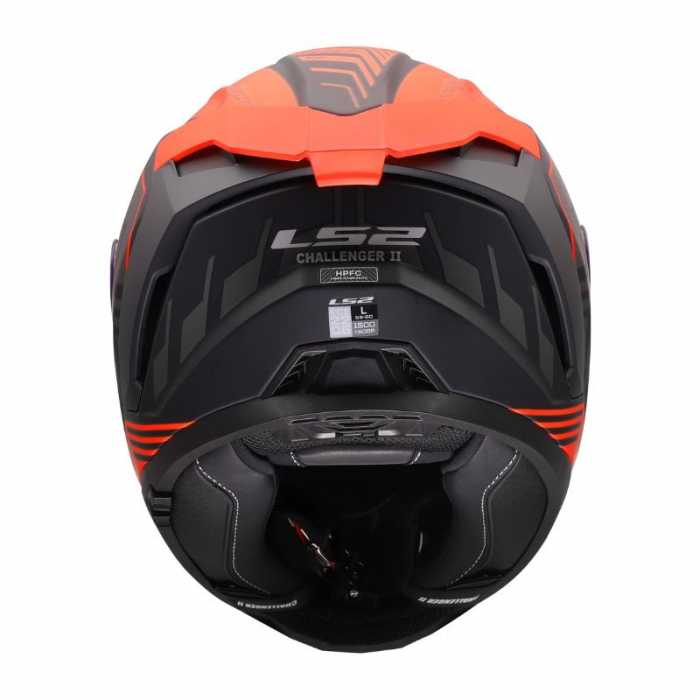 Casco FF817 Challenger II Dravix Nero Rosso Opaco