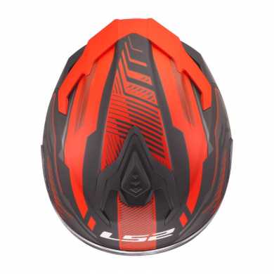 Casco FF817 Challenger II Dravix Nero Rosso Opaco