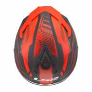 Casco FF817 Challenger II Dravix Nero Rosso Opaco
