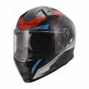 Casco Vector II FF811 Savage Carbonio Bianco Blu Rosso