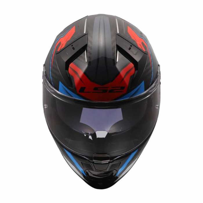 Casco Vector II FF811 Savage Carbonio Bianco Blu Rosso