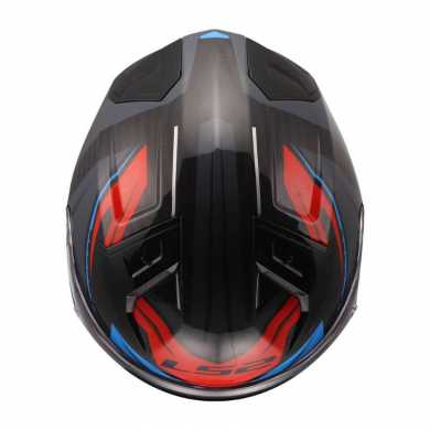 Casco Vector II FF811 Savage Carbonio Bianco Blu Rosso