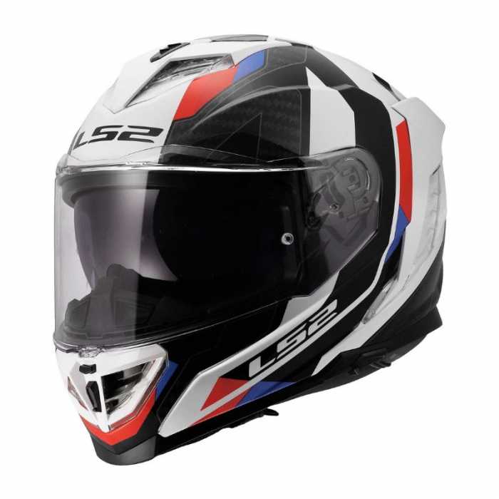 Casco FF818 Storm III Sporty Nero Bianco Blu Rosso