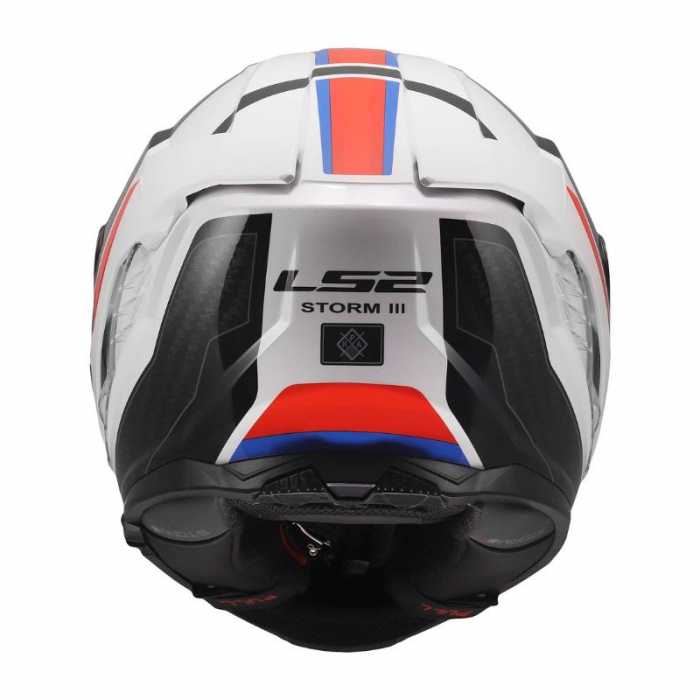 Casco FF818 Storm III Sporty Nero Bianco Blu Rosso