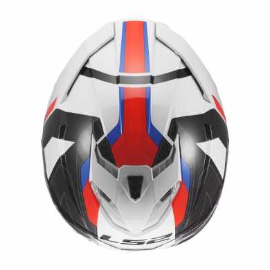 Casco FF818 Storm III Sporty Nero Bianco Blu Rosso