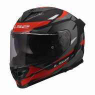 Casco FF818 Storm III Komai Nero Opaco Grigio Rosso