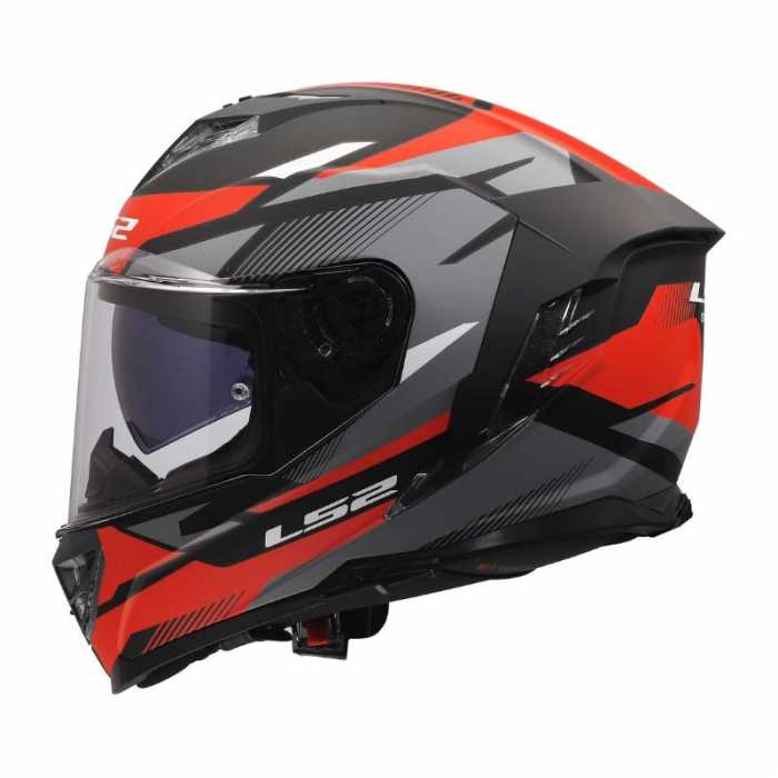 Helmet FF818 Storm III Komai Matt Black Grey Red