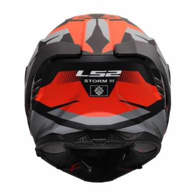 Casco FF818 Storm III Komai Nero Opaco Grigio Rosso