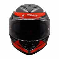 Casco FF818 Storm III Komai Nero Opaco Grigio Rosso