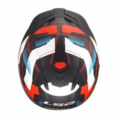 Helmet Stream II Mika Black Matt White Red Blue
